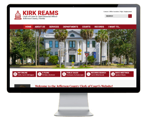 Kirk Reams Jefferson County Florida Clerk of Court